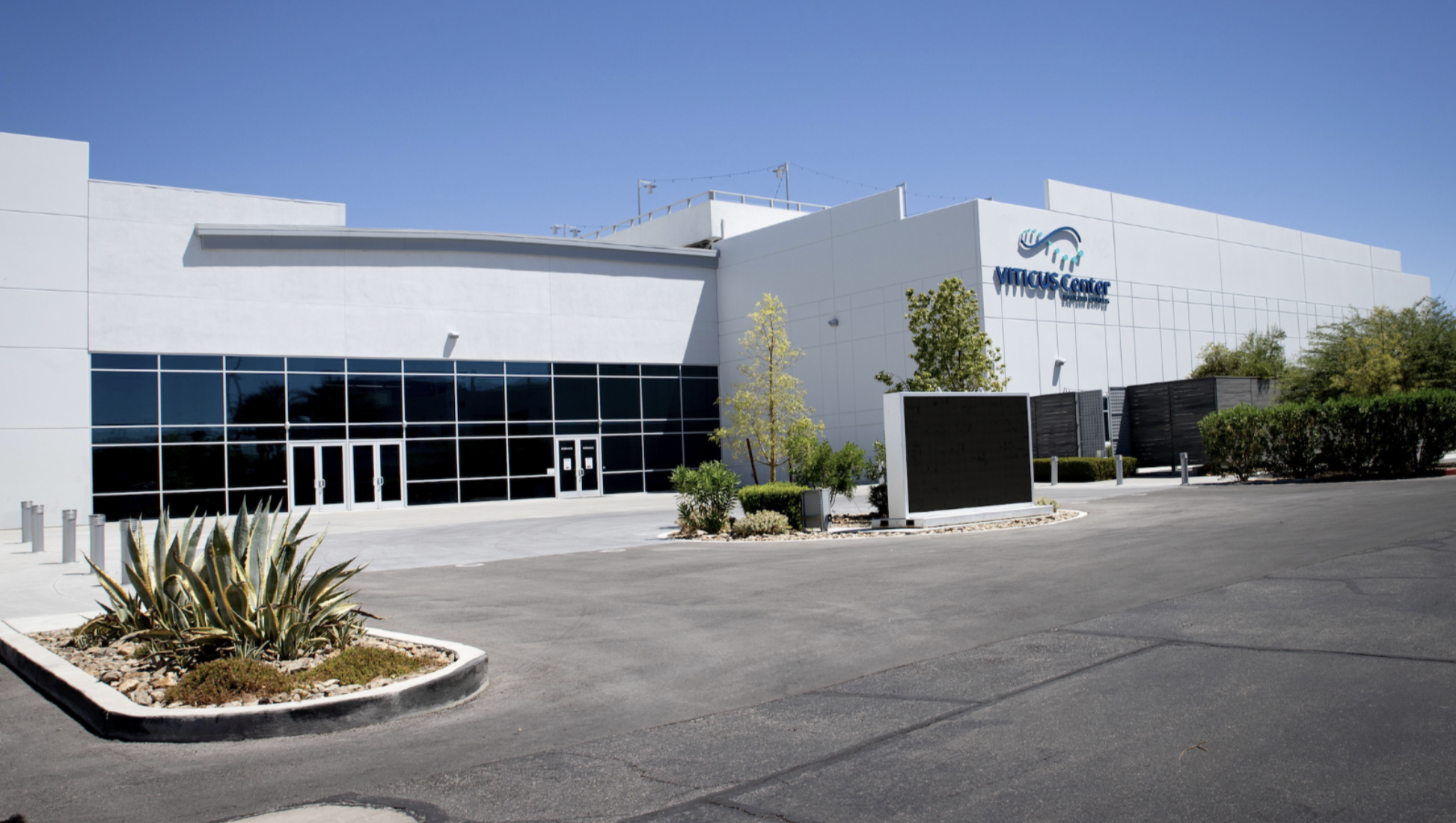 Outside of the Viticus Group Eastern Center located in Las Vegas